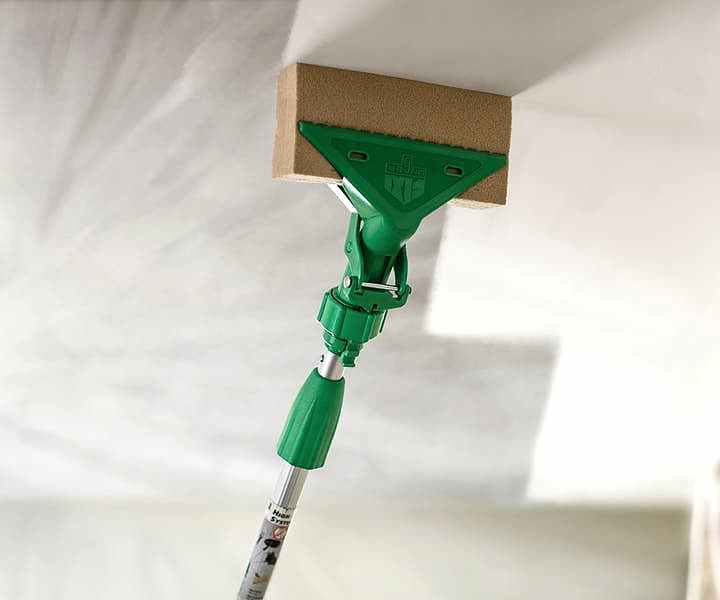 Mop being used to clean ceilings
SERV1444 Three Year usage. Limited to Internal use at corporate on digital, social and website, with three yea print usage beginning 10/1/2021